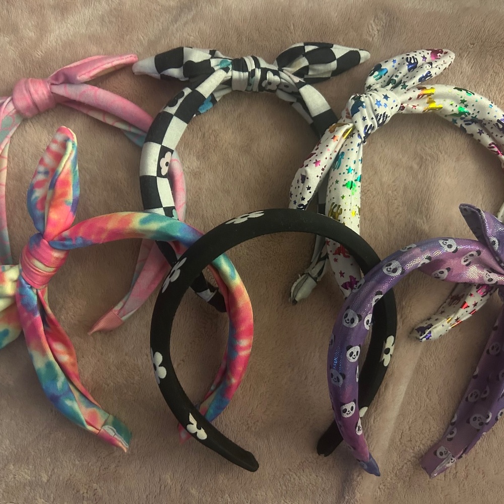 CLAIRES GIRLS HEADBANDS - lot of 6